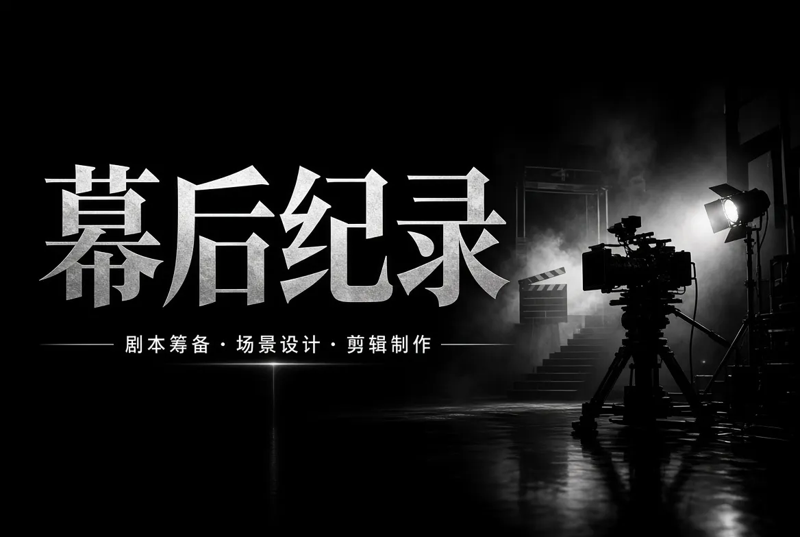 幕后纪录摄影现场主题影像